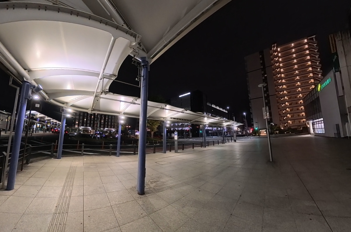 Insta360 X5での夜間撮影