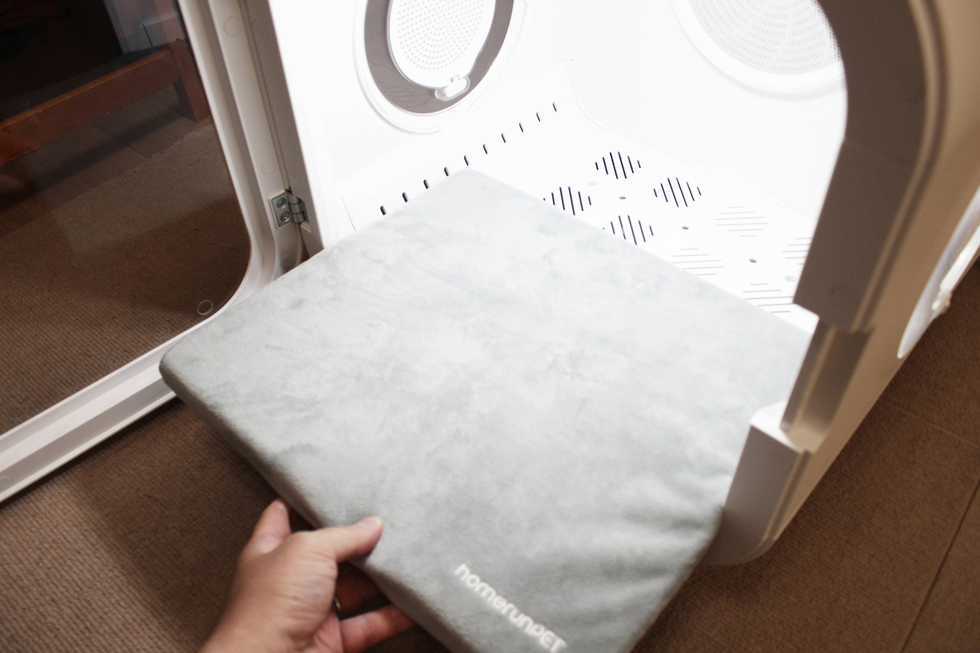 Drybo Plusの付け外し可能なマット