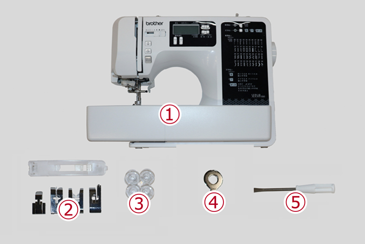 brother コンピューターミシン SENSIA 550 フットコントローラー_1
