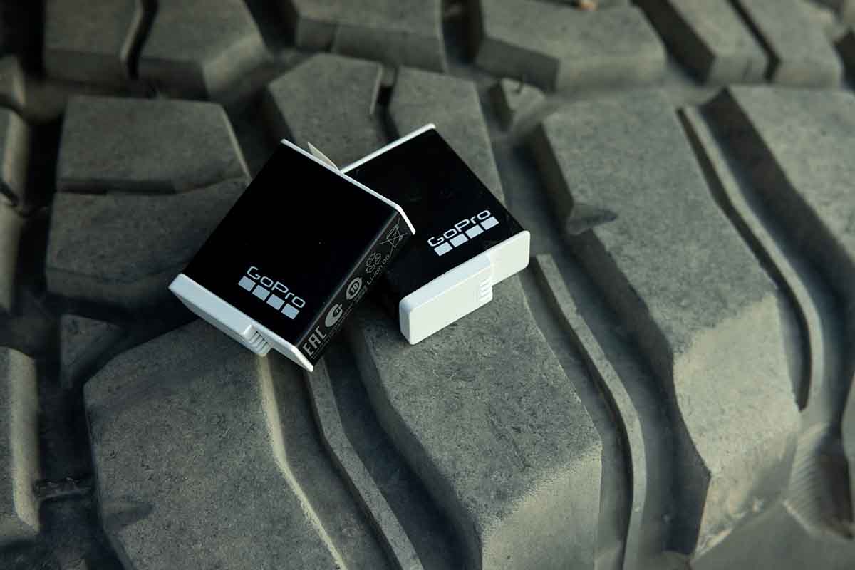 アクションカメラのバッテリーのイメージ画像