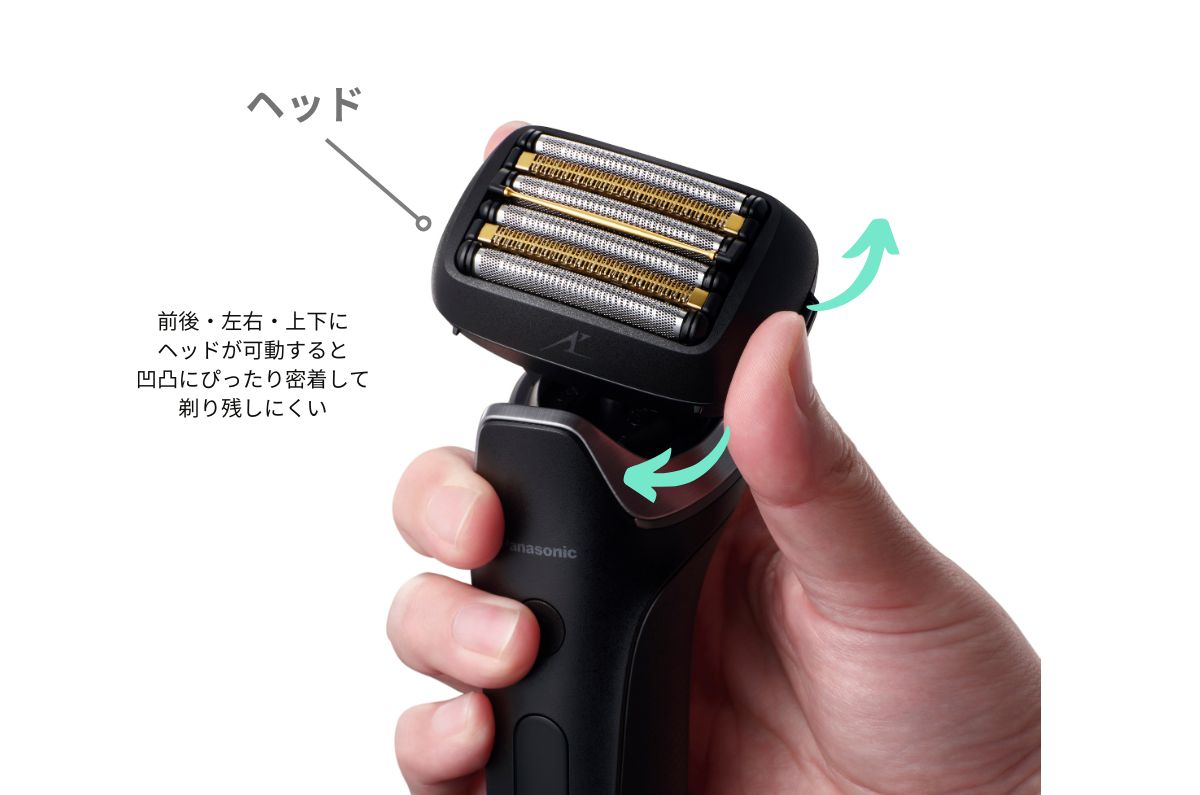 ヘッド可動域が広く肌と密着性の高いものを選ぼう