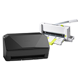 スキャナー ScanSnap iX2500 ブラック 断裁機 PK-213セット